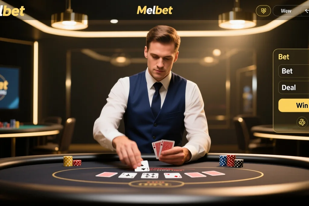 Screen showing a lobby of casino game thumbnails