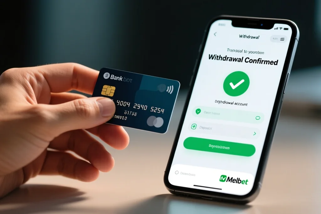 Person entering a deposit amount on a smartphone cashier screen