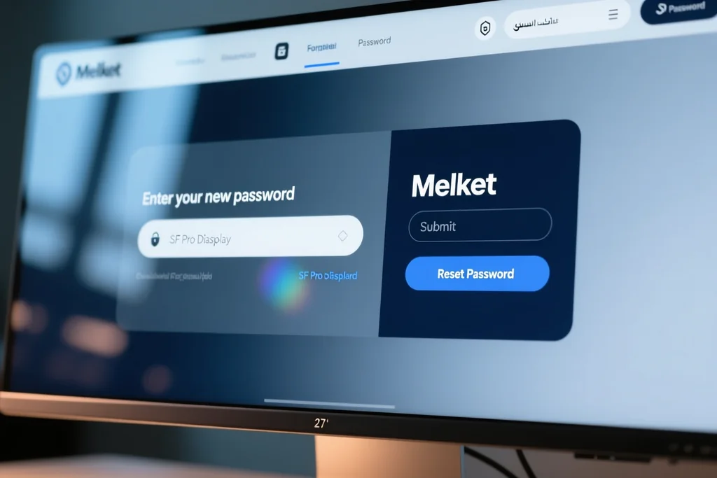 Phone showing a password reset screen with an email notification